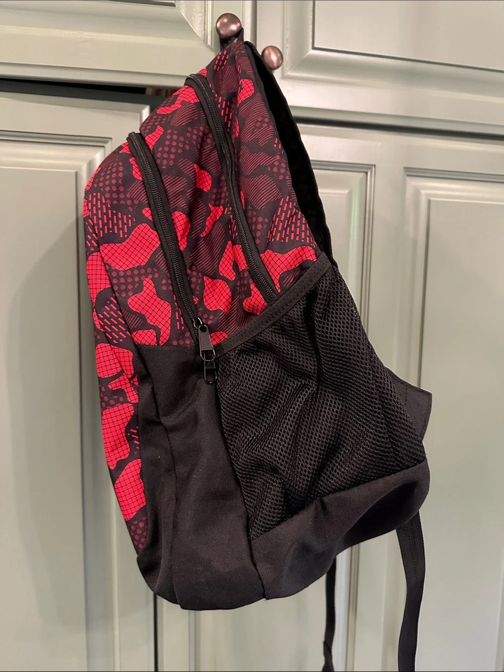 adidas Foundation 6 Red and Black Camo Backpack